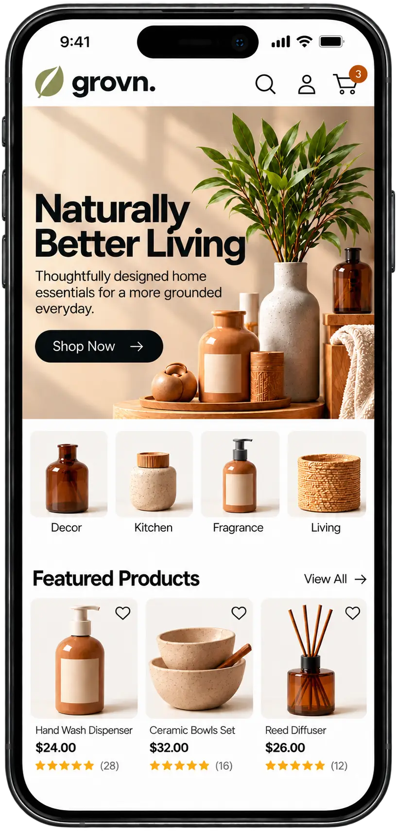 shopify home page