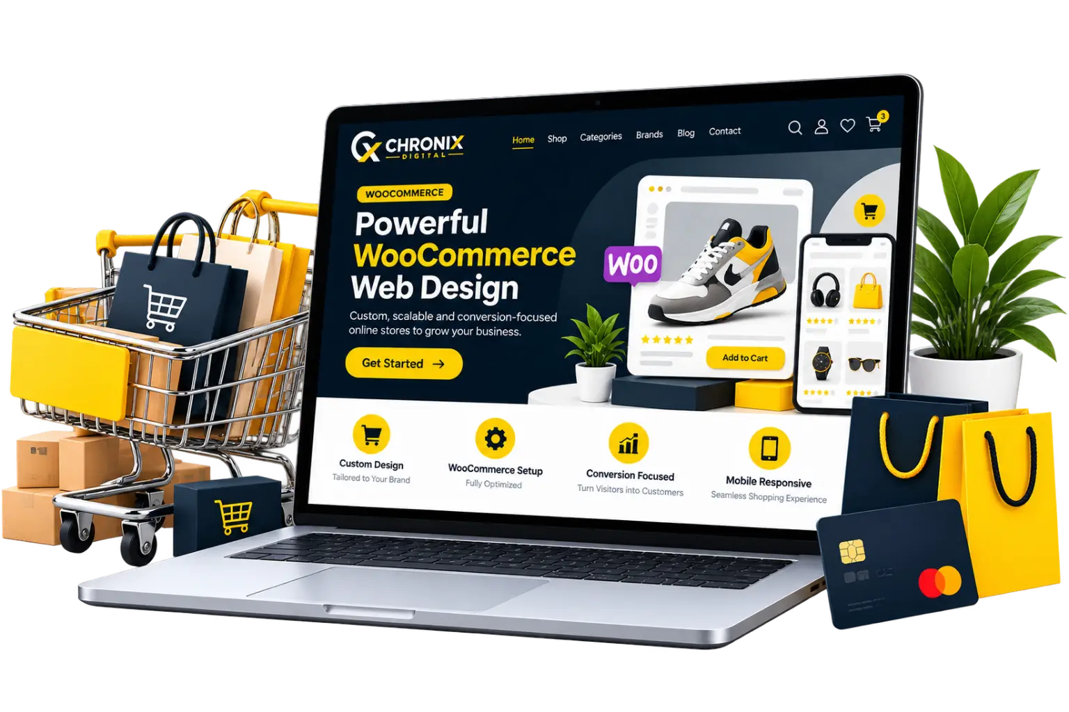 woo commerce web design