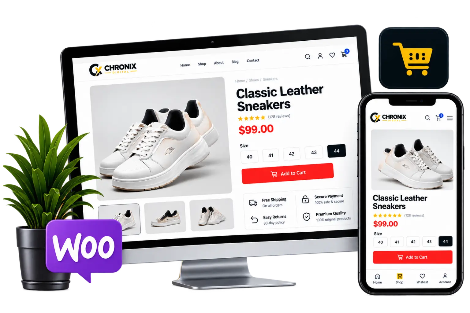 complete woo commerce development