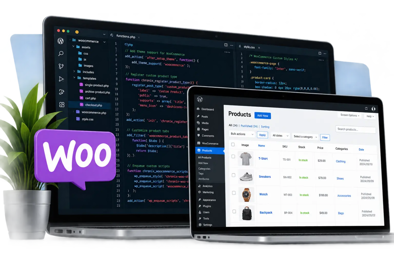 custom woo commerce development