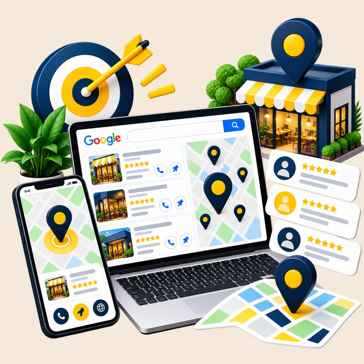 Google Ads -attract local customers