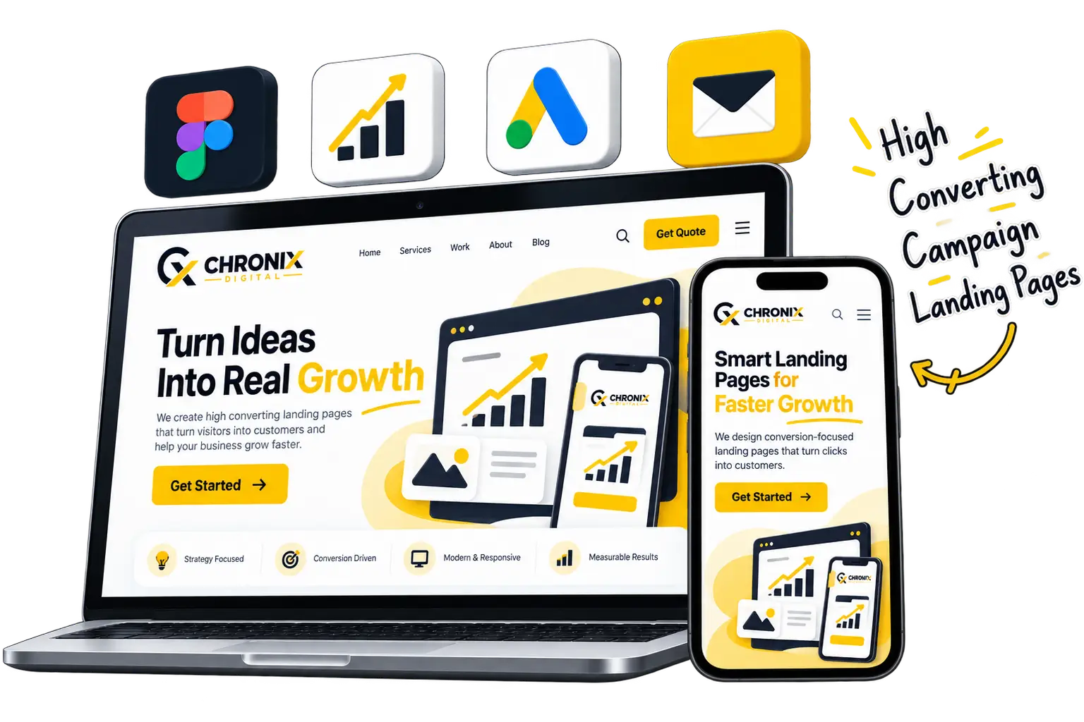 Landing page expert designer