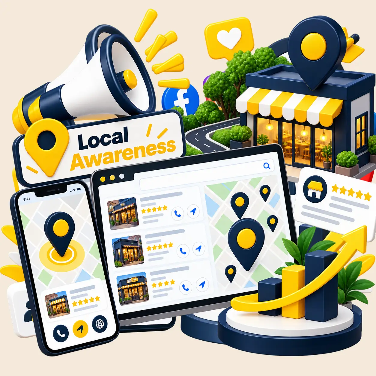 SMM - local brand awareness