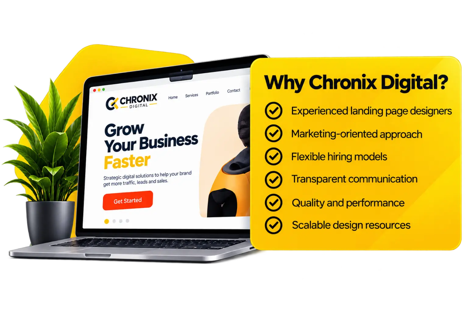 Landing page designer