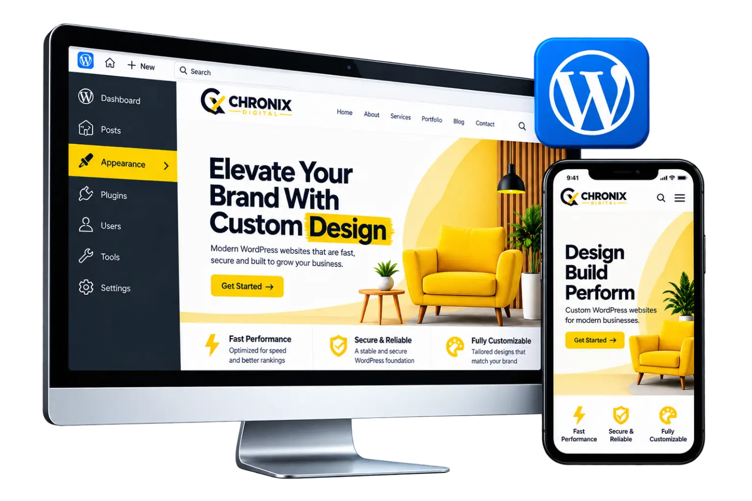 wordpress theme developer